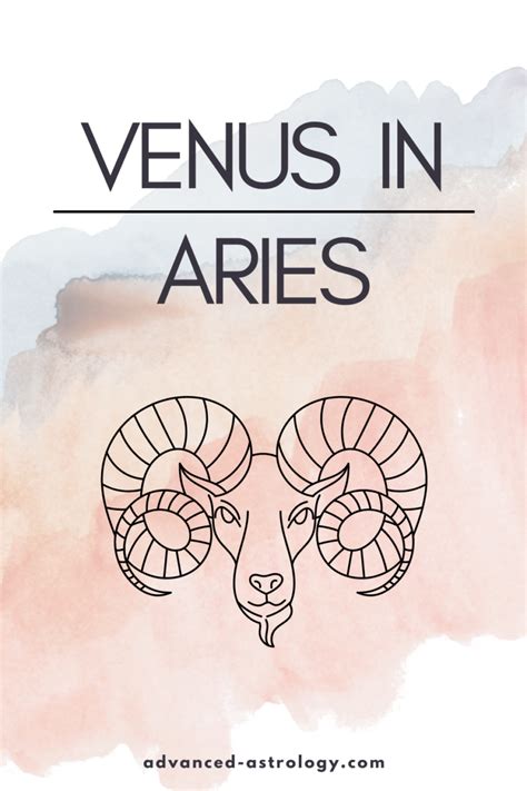 Venus In Aries The Ultimate Guide