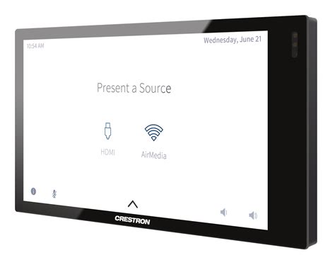 New Crestron 70 Series Touch Screens Deliver Best In Class Features For