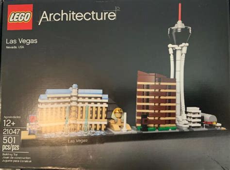 Lego Architecture Skyline Collection Las Vegas Building Kit 21047 Open