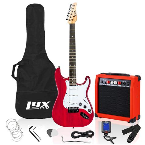 Lyxpro 39 Inch Electric Guitar Kit Bundle With 20w Amplifier All