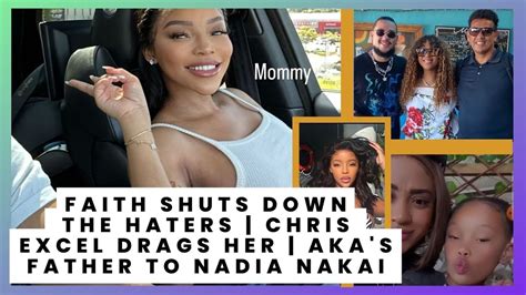 Chris Excel Drags Faith Nketsi Aka S Father To Nadia Nakai Sbahle