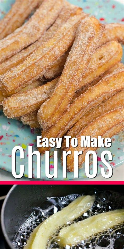 Easy Churros Recipe Recipe Churros Recipe Best Churros Recipe