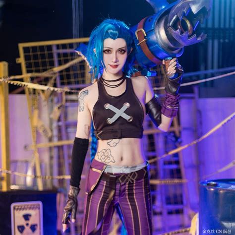 Jinx Cosplay Costume Arcane Sexy Costumes For Women Jinx Cosplay Cosplay Costumes