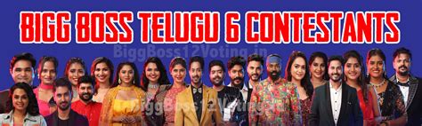 Bigg Boss Telugu Contestants List With Photos Star Maa BB Telugu Show