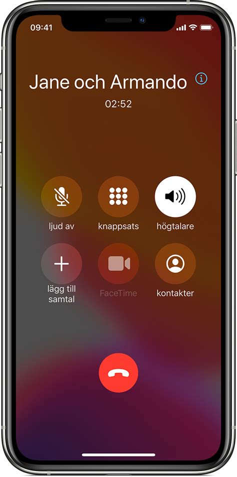 Så Här Ringer Du Ett Konferenssamtal Från Din Iphone Apple Support Se