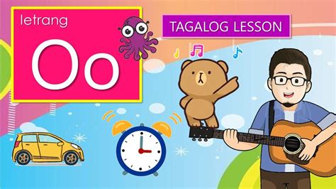 Letrang Oo Mga Tunog Oo Letter Oo Tagalog Song With Interactive