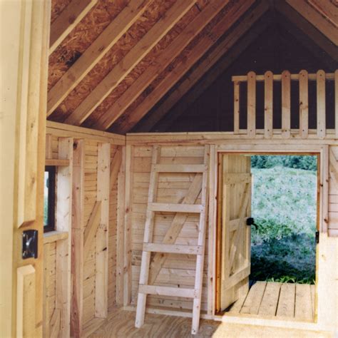 Small Log Cabin Kits Small Log Cabin With Loft Interior
