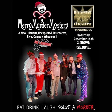 sold out murder mystery comedy show a merry murder mystery 7pm show