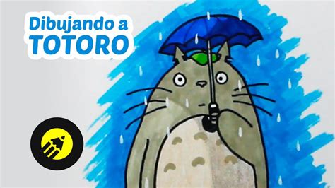 Como Dibujar A Totoro Dibujo Paso A Paso How To Draw Youtube