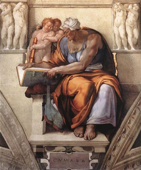 Sistine Chapel Ceiling Cumaean Sibyl Michelangelo Wikiart Org