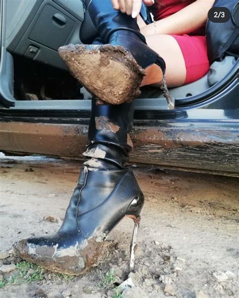 Pin By Mick Ber On Down And Dirty Leather Thigh High Boots Mud Boots