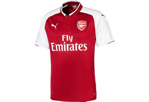 Puma Arsenal Home Jersey 201718 Arsenal Soccer Jerseys