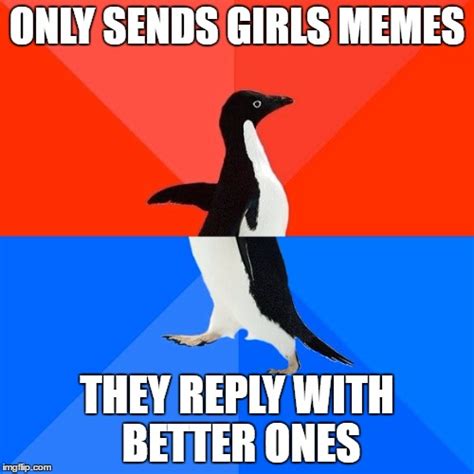 Socially Awesome Awkward Penguin Meme Imgflip