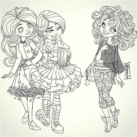 Simple Star Darlings Coloring Pages For Kindergarten Coloring Pages Free
