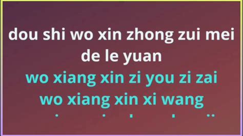 Wo Xiang Xin Female Karaoke Youtube