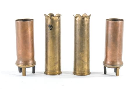 Excellent Wwi Trench Art Group Ct Firearms Auction