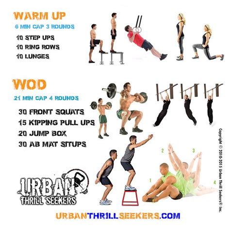 Wod Crossfit Workouts At Home Crossfit Workouts Daily Workout