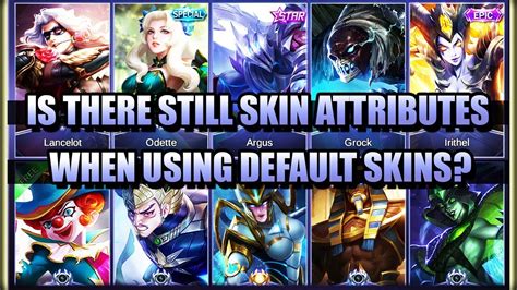 Will You Still Get Skin Attributes When Using Default Skins 🤔 Youtube
