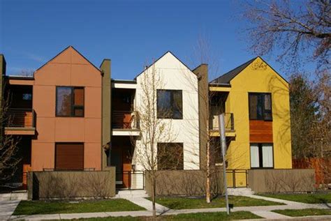 North End Boise Idaho Townhouse Designs Architecture House Modern