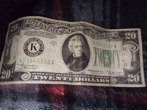 The Twenty Dollar Bill From 1934 I Got Today R Mildlyinteresting