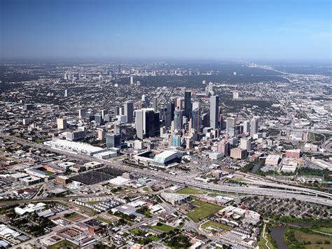 Aerial View Of Houston Texas Downtown And Skyline Stockyard Photos