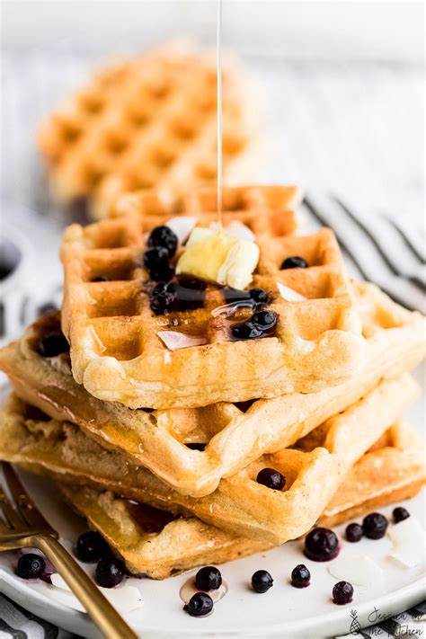 These Are The Best Vegan Waffles They Are Crispy So Fluffy And Very