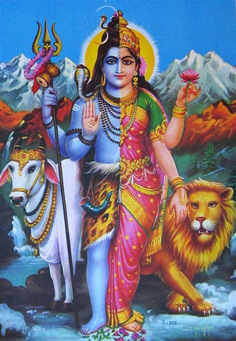 Shiva Shakti Ardhnarishwra Hinduism Spiritual World Pinterest
