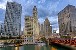 Foto Chicago Stadt USA Cityfront Center, Illinois HDRI Wolkenkratzer