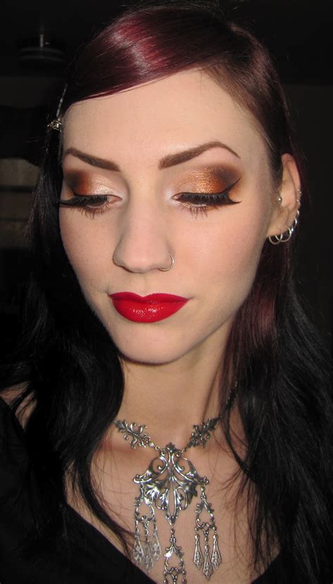 Glitter Is My Crack Neutral Eye Red Lips Makeup Look With Sobe