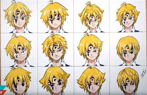 See more ideas about anime style, manga drawing, anime drawings. Drawing Meliodas in different anime styles - SCOTTxRT