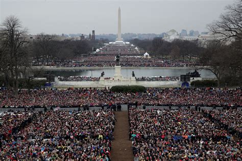 How Did Trumps Inauguration Crowd Compare Photos Wtop