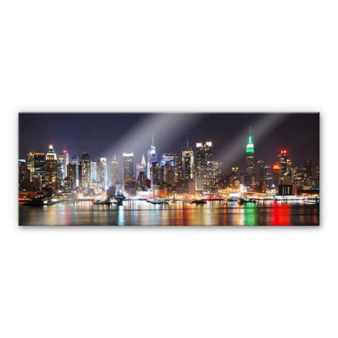 Acrylic Glass New York Skyline Panorama Wall