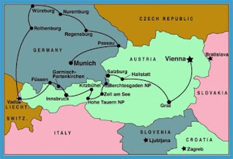 Map Of Hallstatt Austria Travelsfinderscom