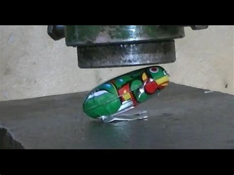 Crushing Toy Frog With Hydraulic Press Youtube