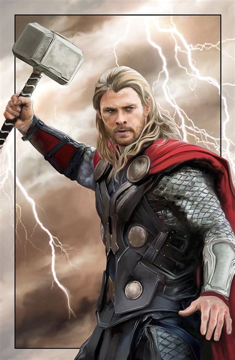 Thor Print Thor Marvel Art Print