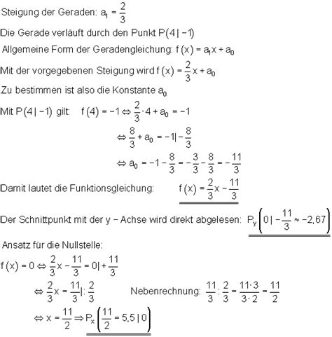 Also eine polynomfunktion höchstens ersten grades, bezeichnet. Training lineare Funktionen II Beispiel I
