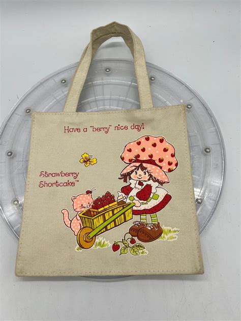 Vintage 1980s Strawberry Shortcake Small Tote Bag Etsy In 2024