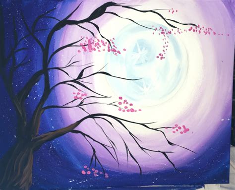 How To Paint A Cherry Blossom Tree Sakura Means Cherry Blossom In