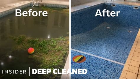 How An Abandoned Indoor Pool Is Deep Cleaned Deep Cleaned Insider