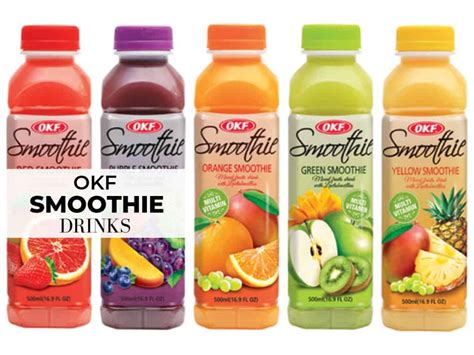 Okf Smoothie Drinks Premium Healthy Beverage For Your Store Abasto