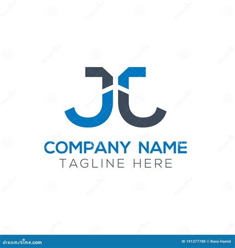 Creative Letter Jj Logo Design Vector Template Initial Linked Letter
