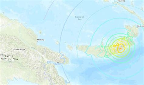 Earthquake Papua New Guinea Rocked By Massive Magnitude 7 Tremor