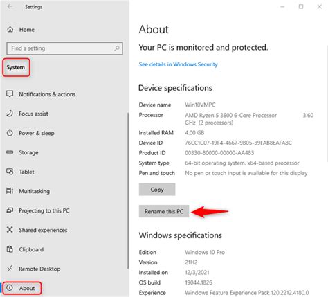 Ajudante Contrabando Limpar Windows 10 How To Change Computer Name