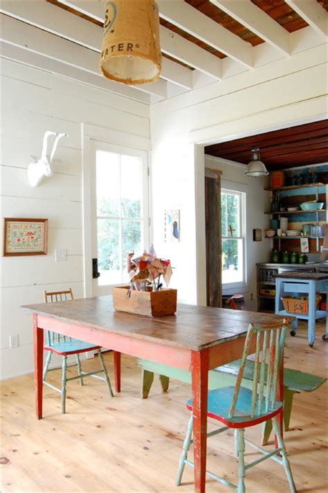 My Houzz Colorful Vintage Finds Fill A Chic Modern Farmhouse Shabby