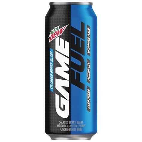 Mtn Dew Game Fuel Charged Berry Blast 16 Oz Can Walmart Inventory