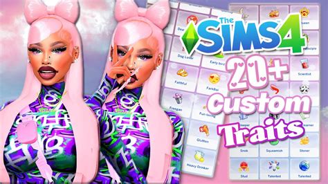 20 Must Have Custom Urban Traits 💜🥰 The Sims 4 Youtube