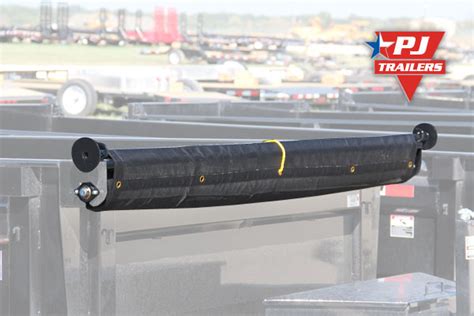 The durable extruded aluminum tarp roller telescopes to the exact width of your truck. Dump Tarp Kit | PJ Trailers