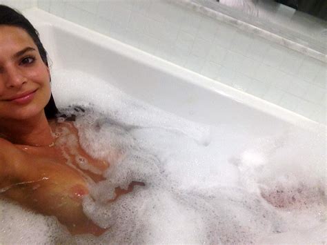 Emily Ratajkowski Bath Tub