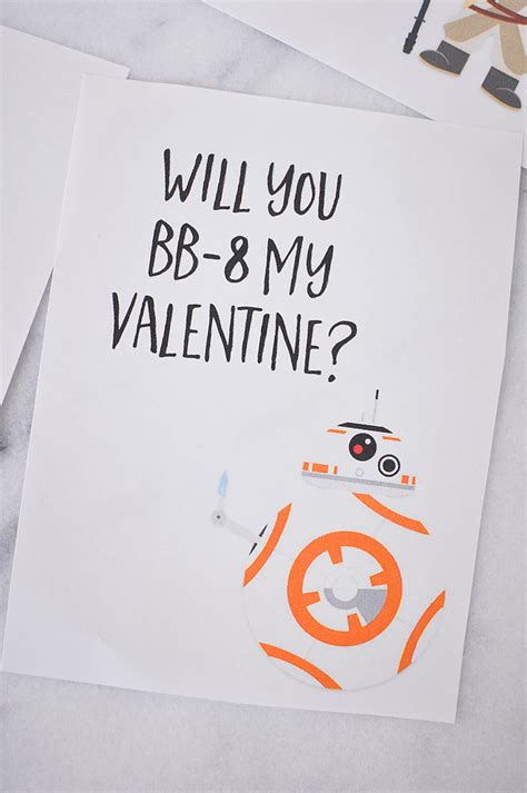 Star Wars The Force Awakens Valentines Day Cards Our Handcrafted Life