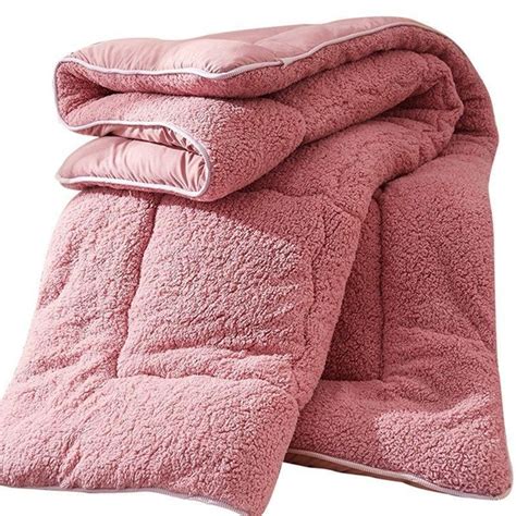 4kg Thicken Lamb Cashmere Blanket Winter Soft Warm Bed Quilt For Bedding Twin Full Queen King